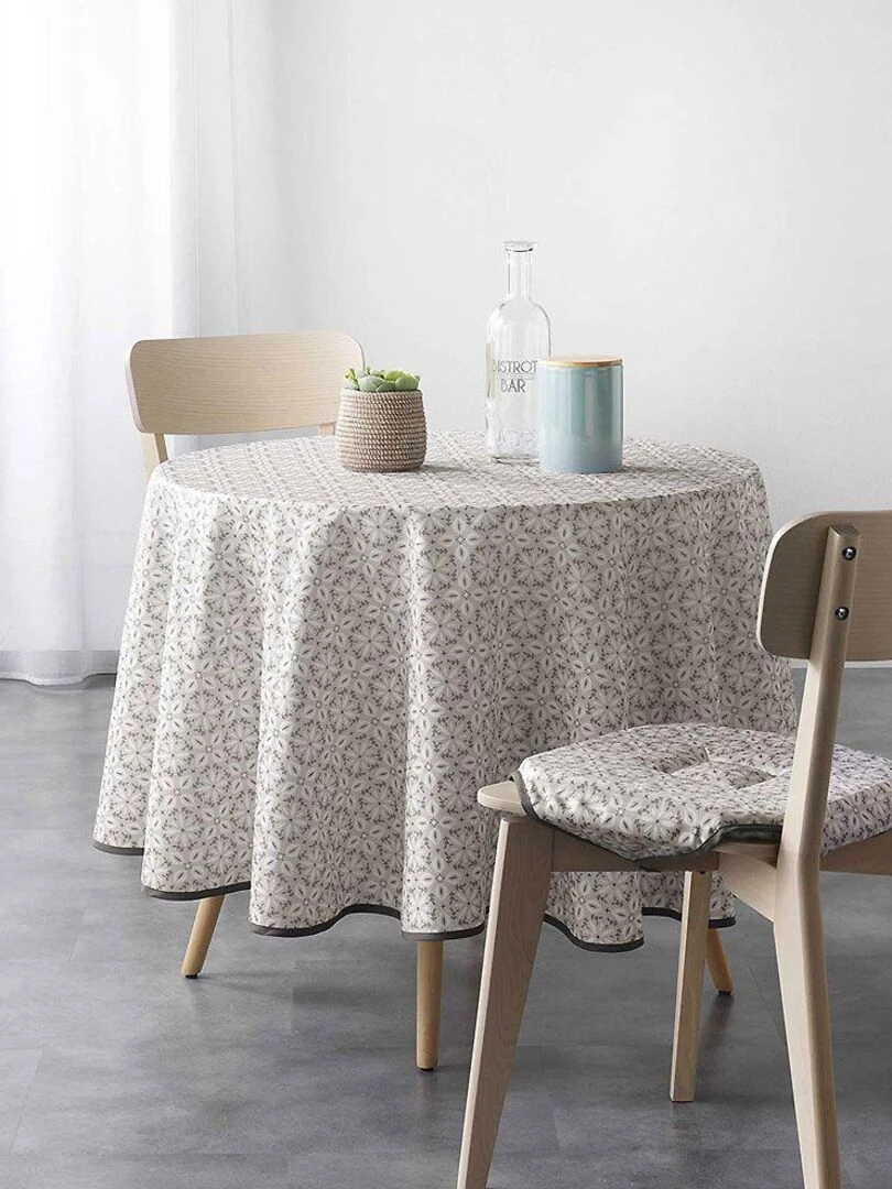 Nappe ronde Eros Gris