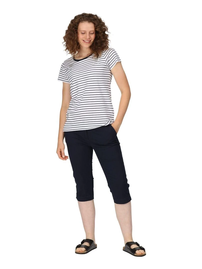 Regatta   T shirt ODALIS   Blanc Bleu