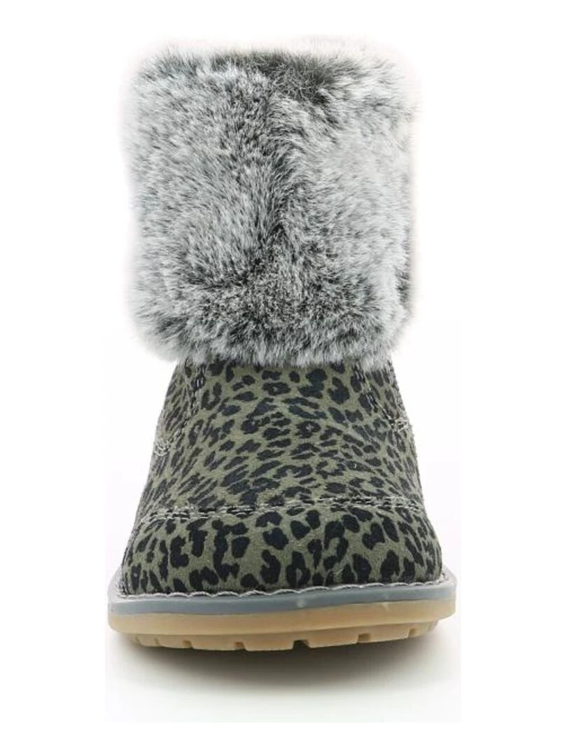 Boots Cuir Stelie   Gris