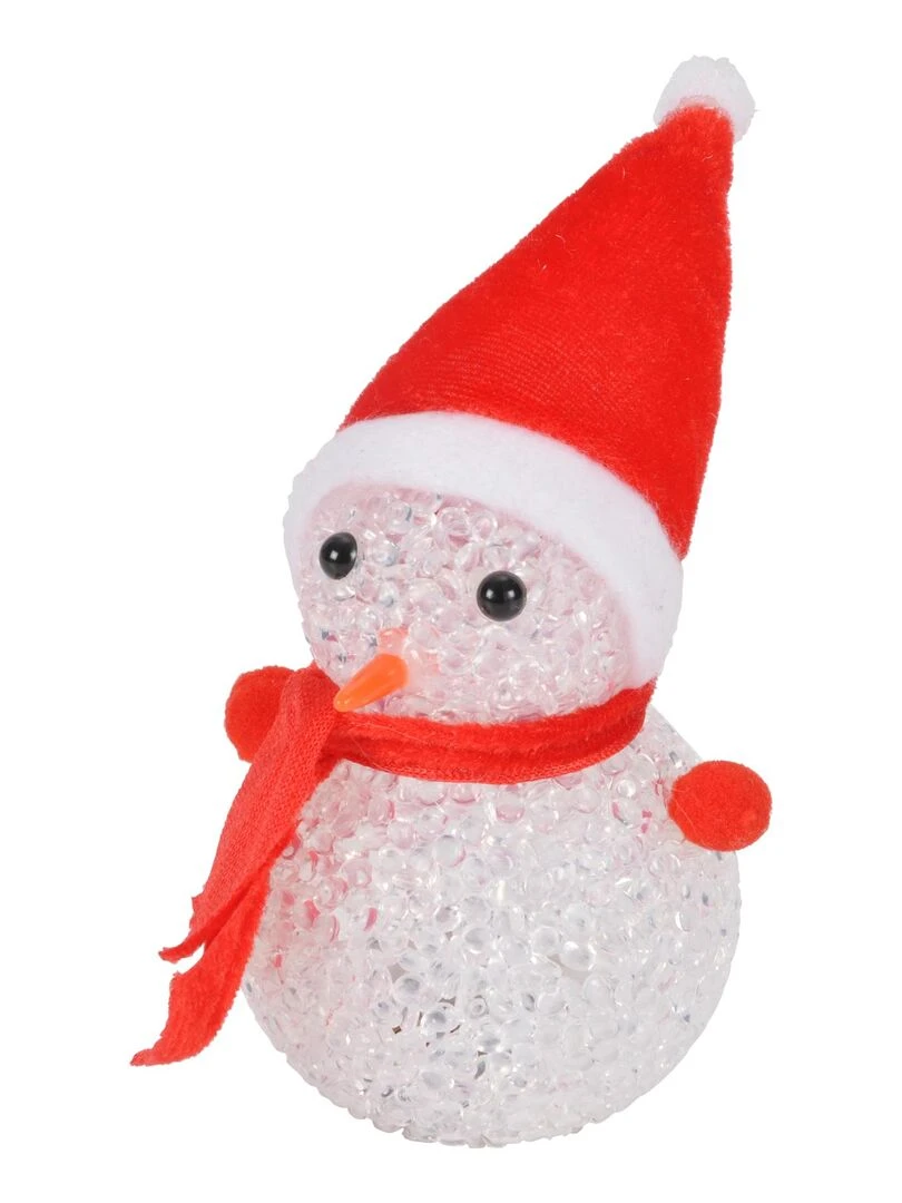 Bonhomme de neige eva lumineux Blanc