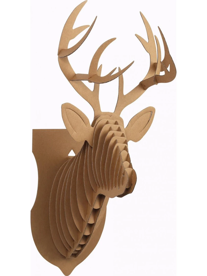 Trophee Renne En Carton Grand Modele N/A