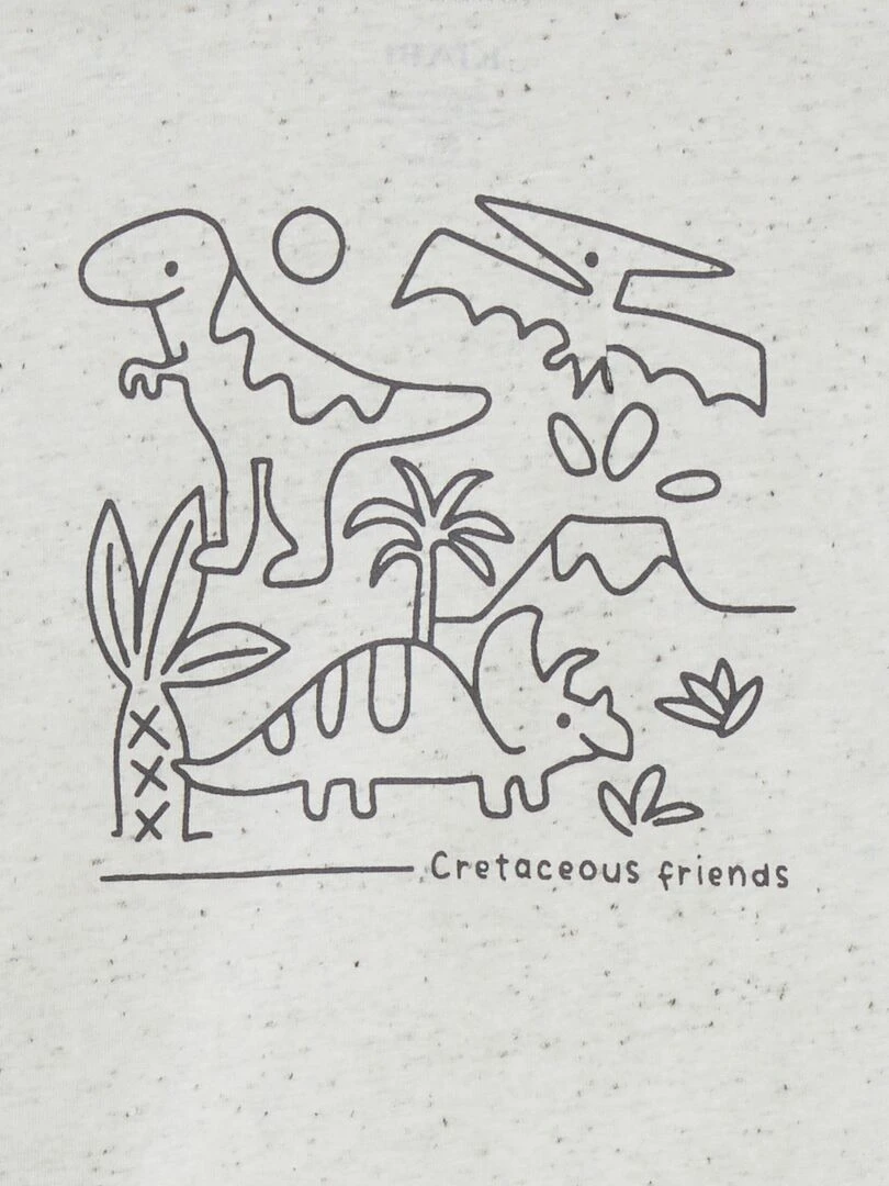 T shirt moucheté   Gris