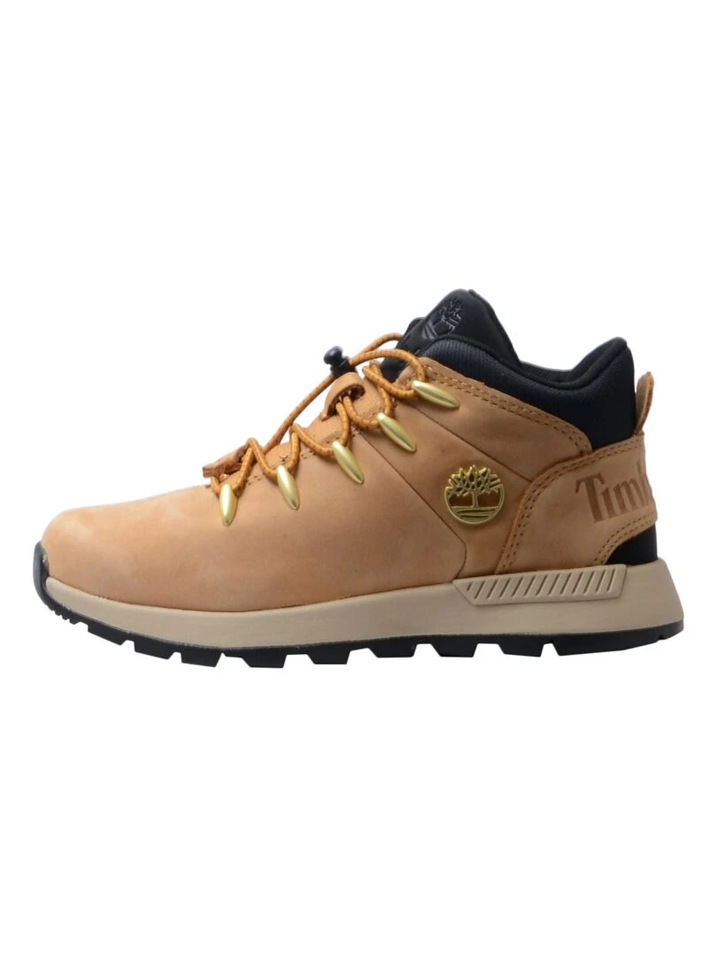 Boot Cuir Enfant Timberland Sprint Trekker Beige