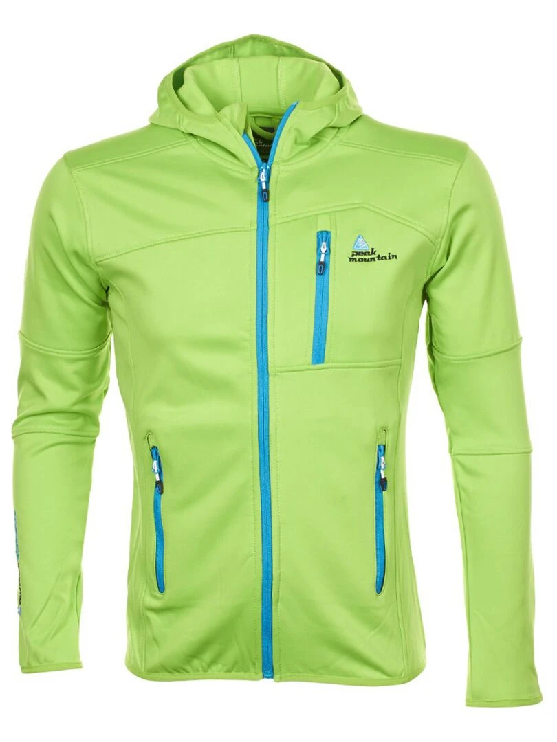 Blouson polar shell homme CAMPUS PEAK MOUNTAIN Vert
