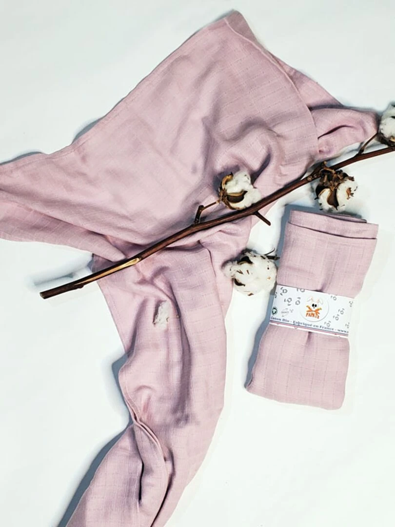 Maxi Lange En Coton Bio Rose Rose