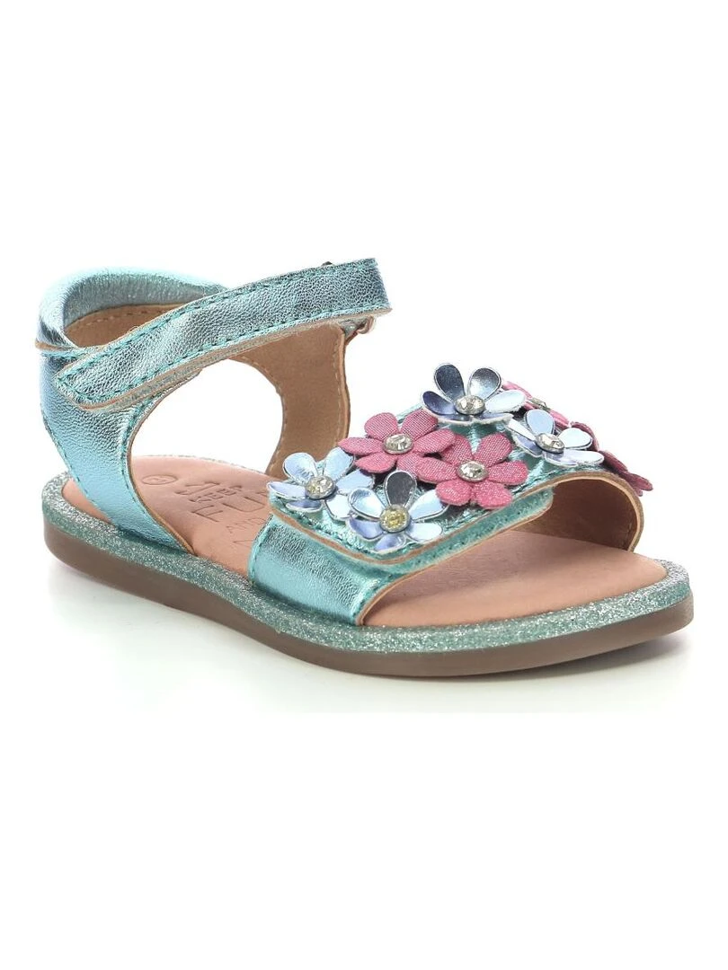 Sandales Cuir Parlotte Bleu