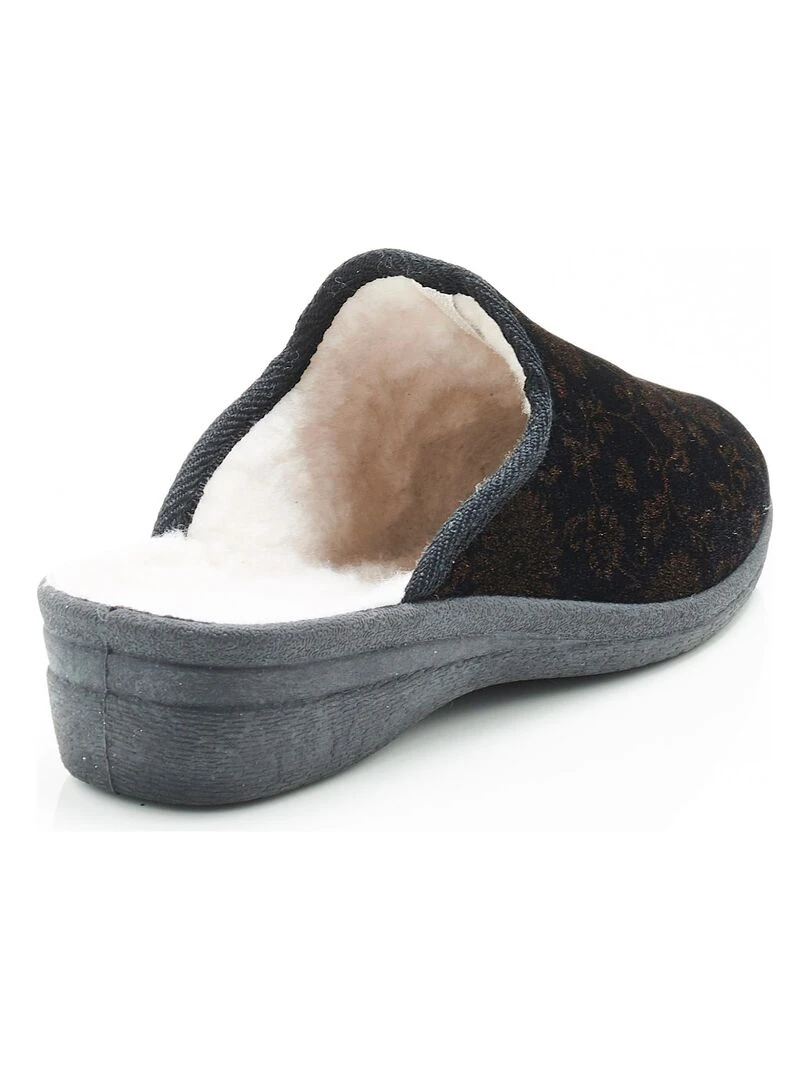 Mules effet texturé Thermolactyl   Damart   Bleu
