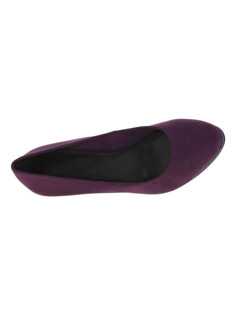MARCO TOZZI   Escarpins talon décroché haut   Violet