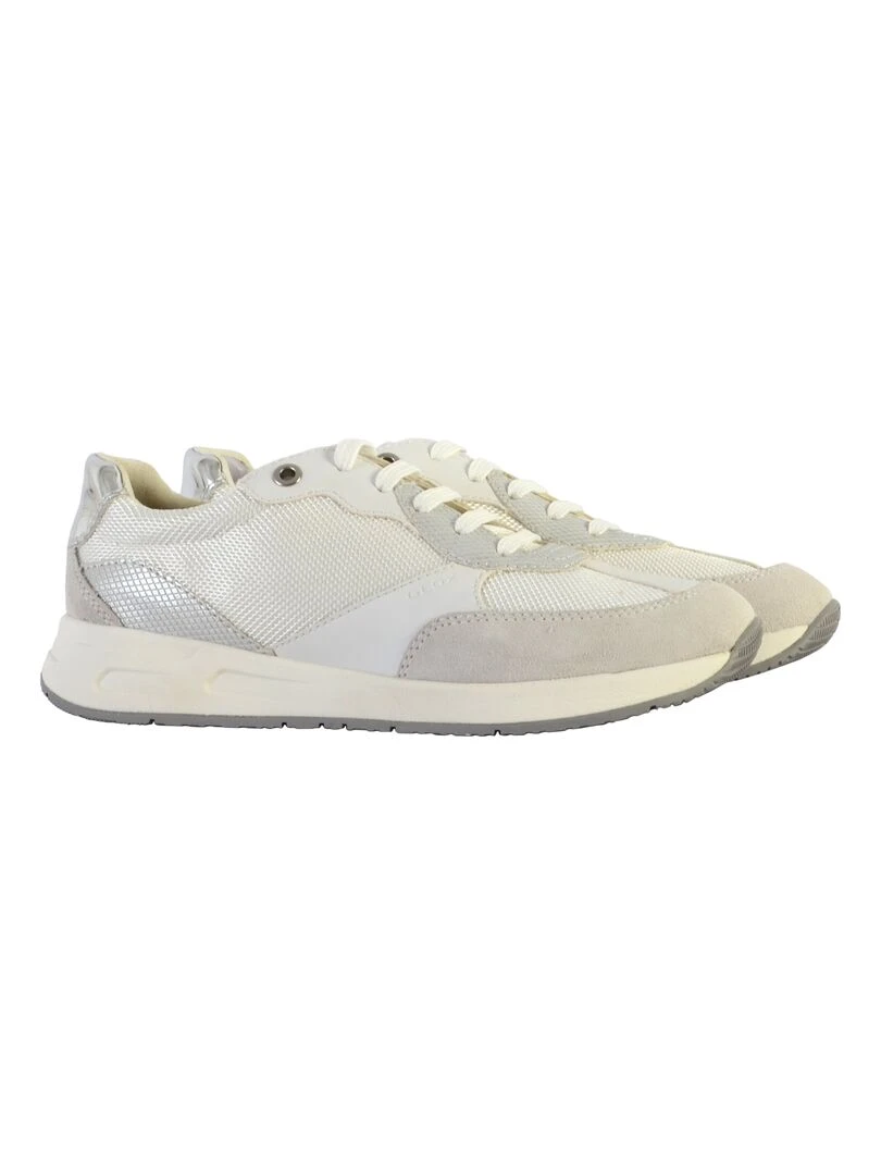 Basket Cuir Geox Bulmya   Blanc