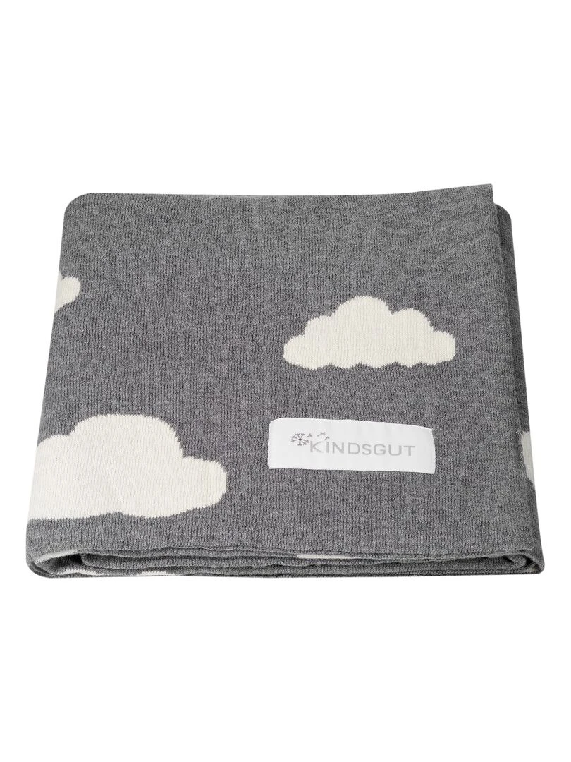 Couverture bébé tricotée ultra douce 100% coton Multicolore