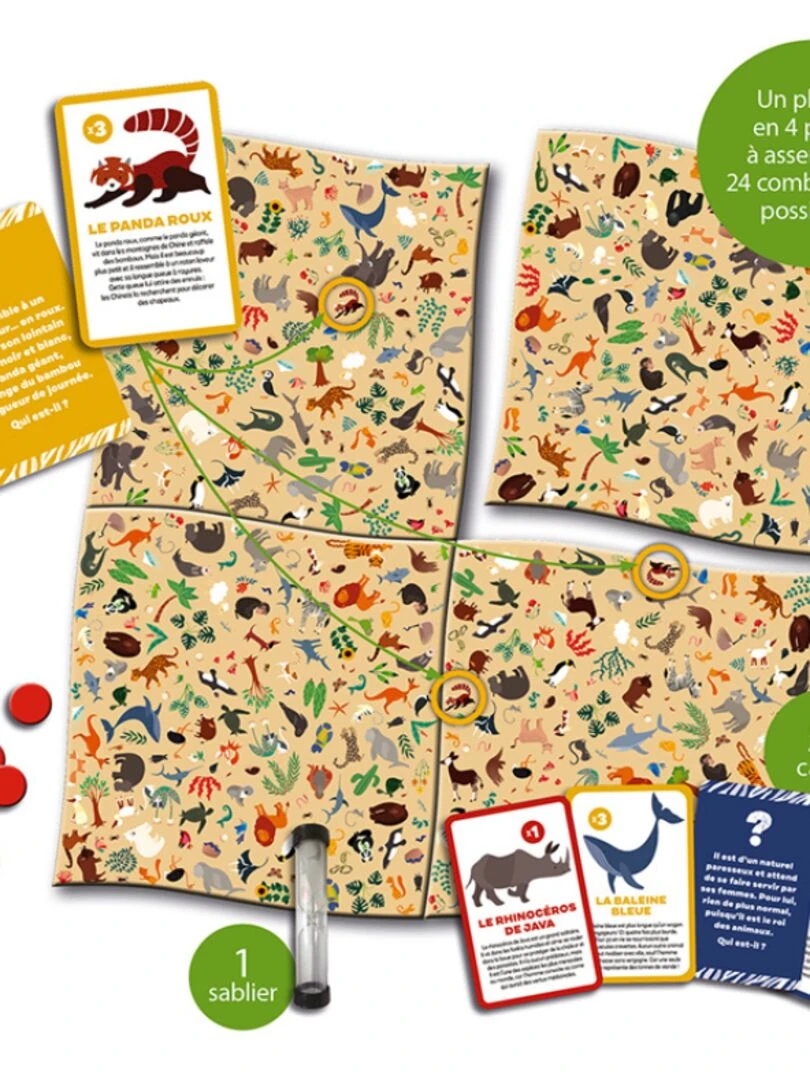 Jeu De Société Cherche Et Trouve Les Animaux Menacés N/A