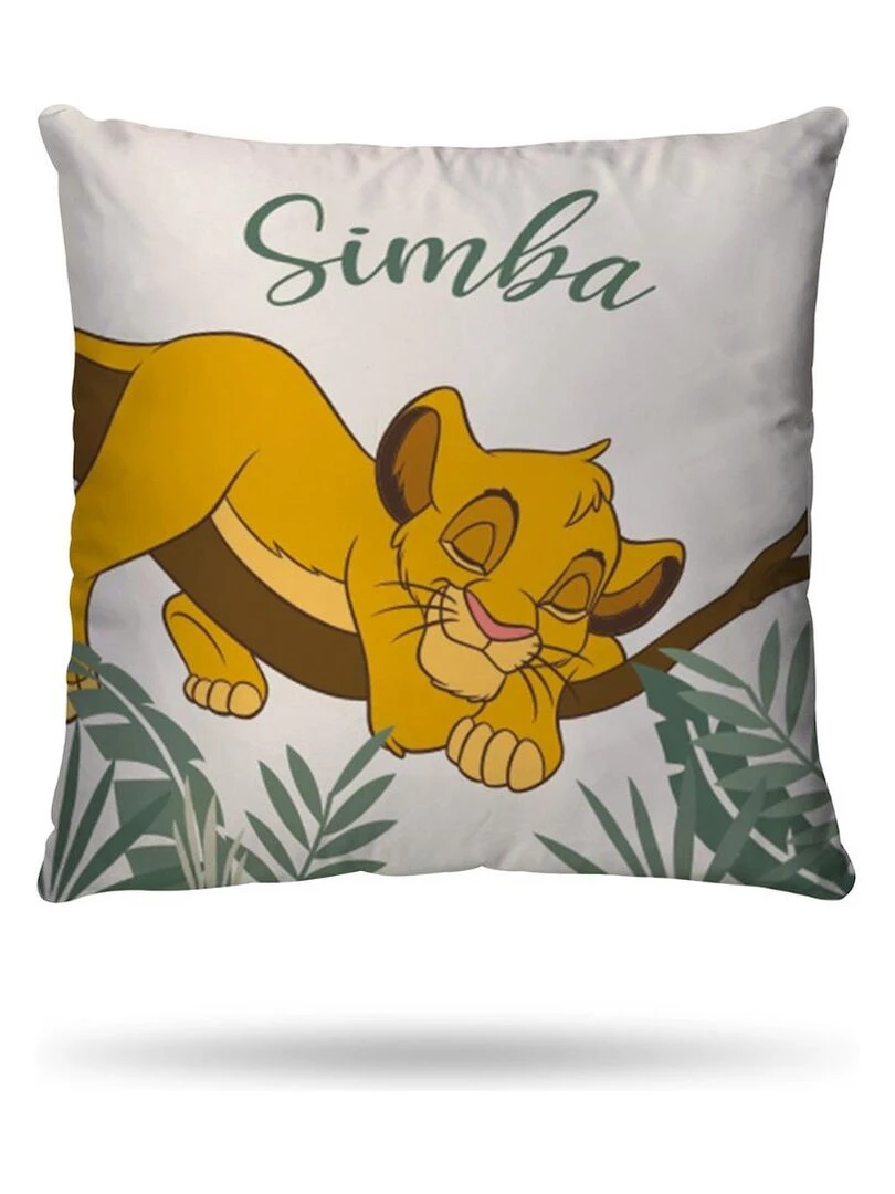 DISNEY   Housse de couette Le Roi Lion Simba 140x200 cm   100% Coton   Blanc   Blanc