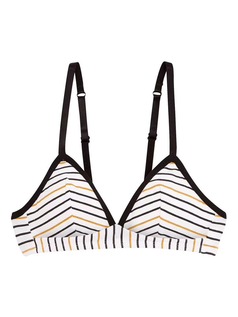 Soutien gorge souple avec mousse amovible Prague Blanc