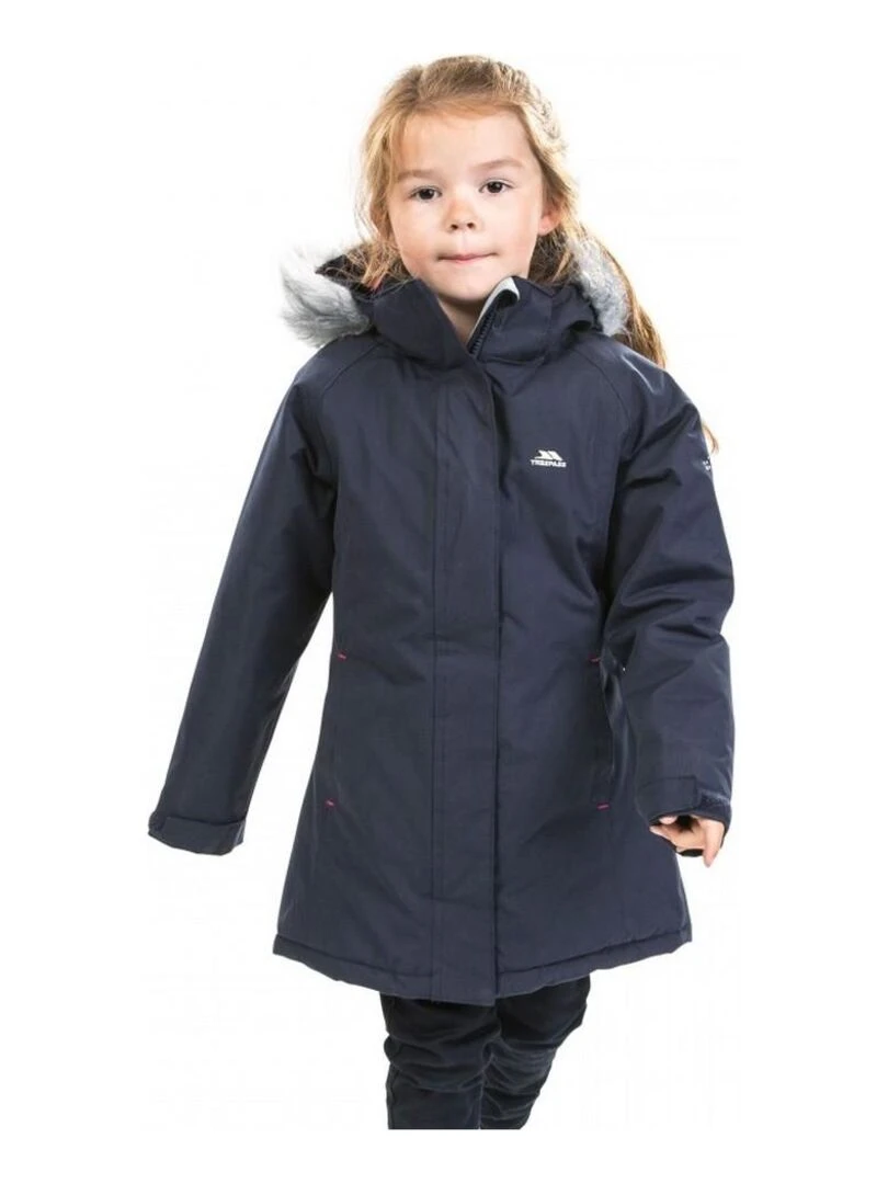 Trespass Fame   Parka imperméable   Bleu marine