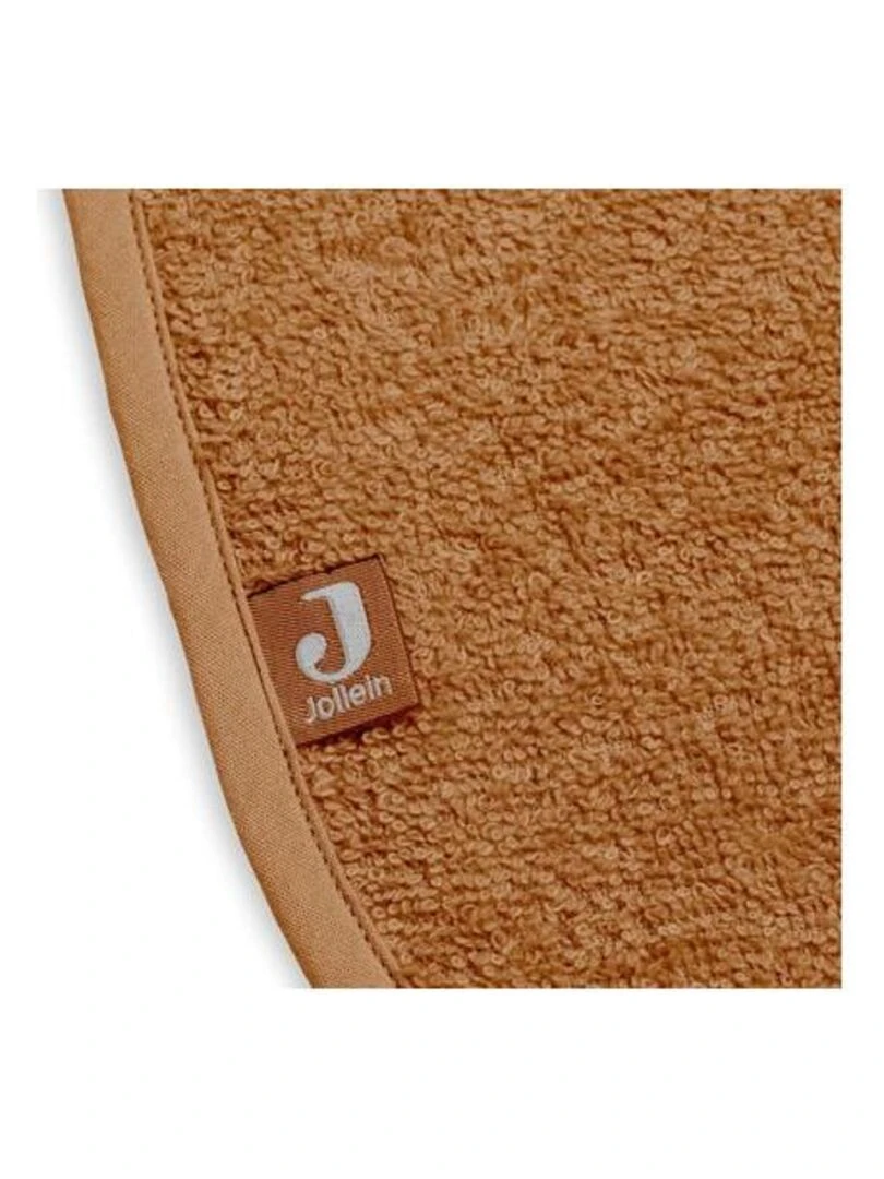 Bavoir éponge Caramel   Jollein   Marron