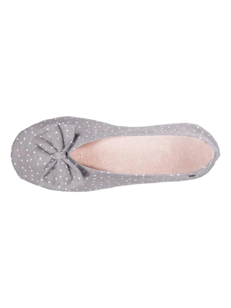 Chaussons ballerines Femme Pois Multicolore