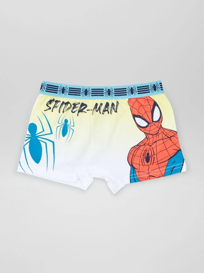 Lot de 2 boxers 'Spider Man' 'Marvel' Gris