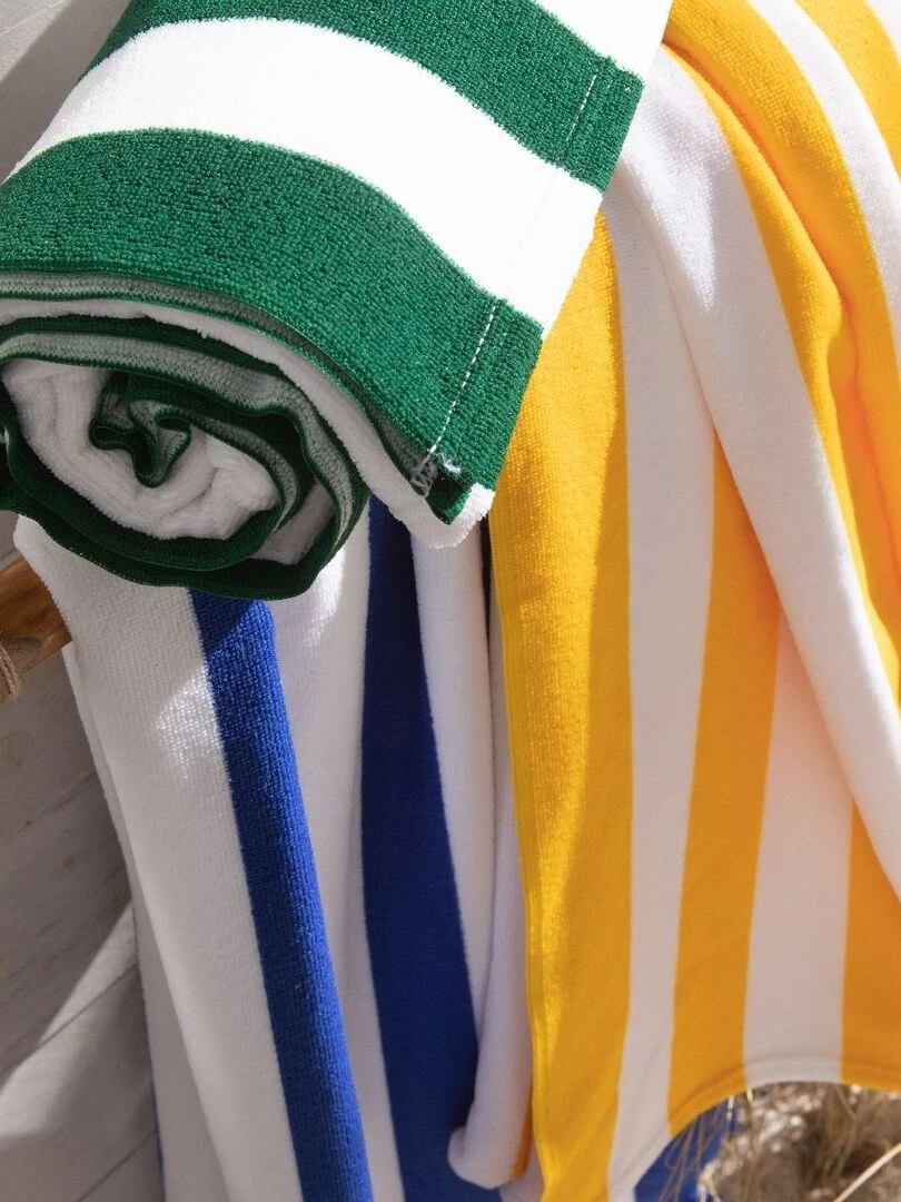 Serviette de plage SUMMER STRIPES   Bleu