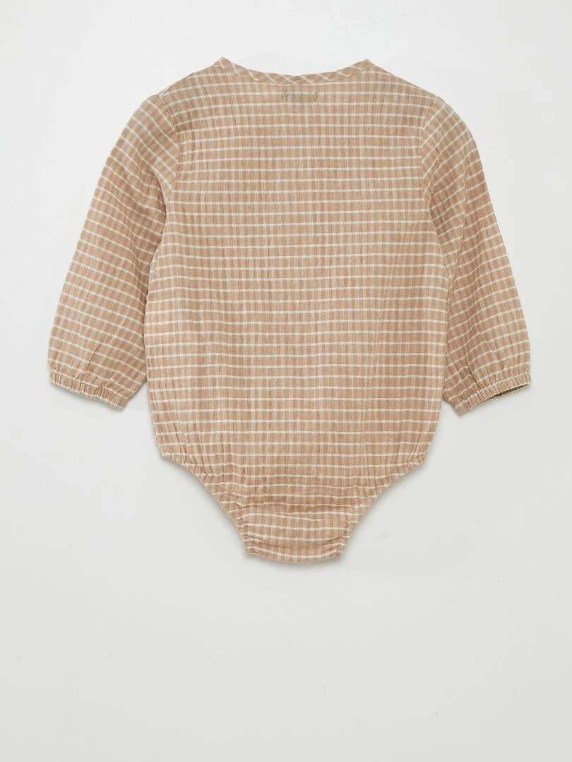 Body manches longues   Beige