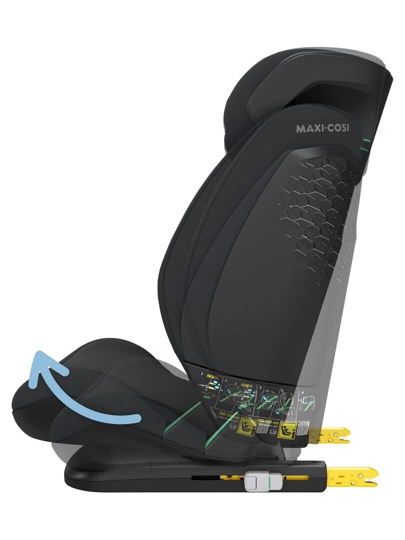 MAXI COSI Siège Auto Rodifix S I Size  Groupe 2/3  Isofix  Inclinable  Basic Grey   Gris Gris