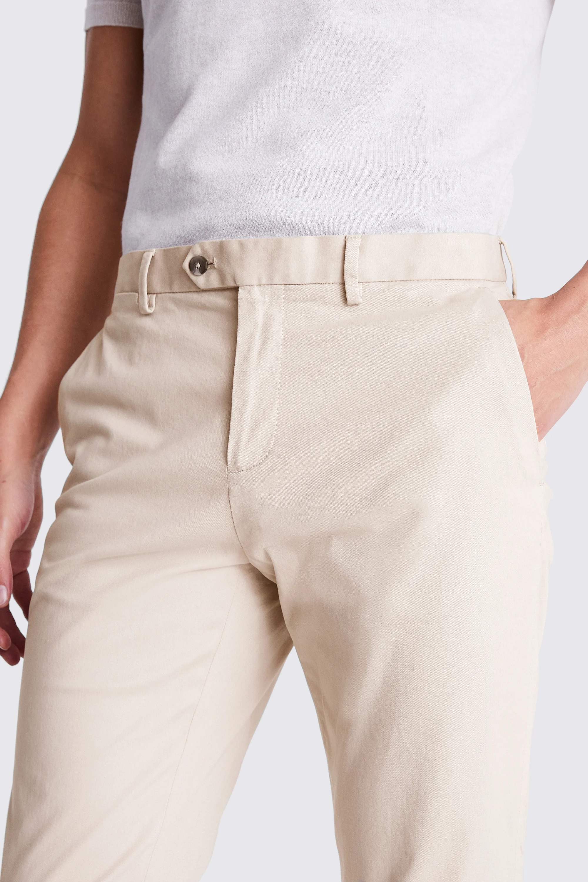 Slim Fit Navy Stretch Chinos    Buy Online at Moss