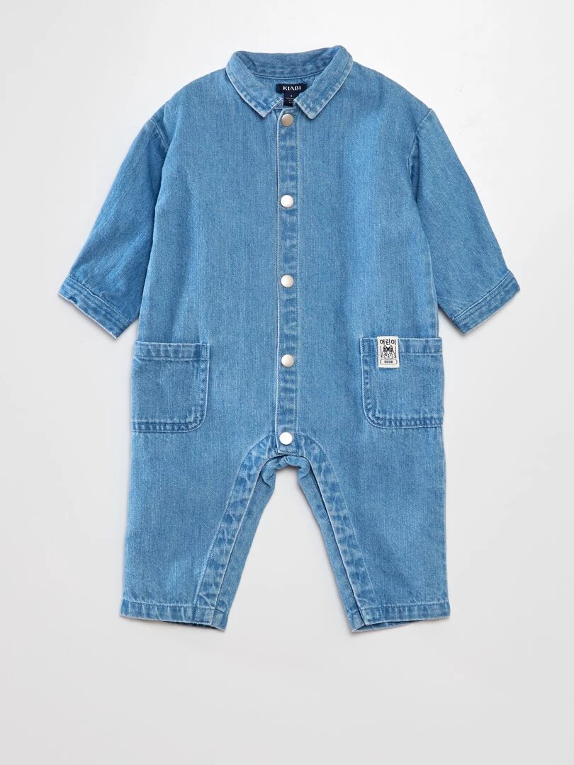 Combinaison longue en denim Denim
