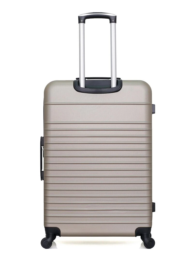 CAMPS UNITED   VALISE GRAND FORMAT ABS CAMBRIDGE 4 ROUES 75 CM   Beige