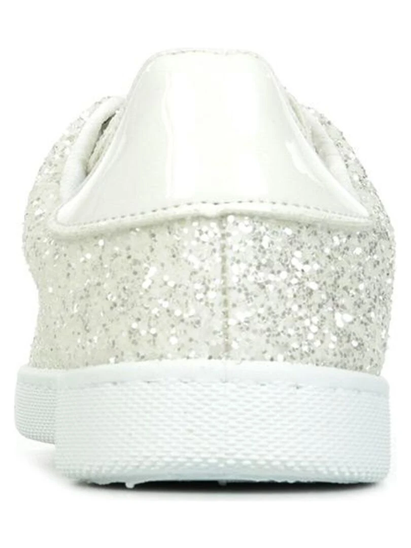 Baskets Deportivo Tennis Glitter Y Espero   Blanc