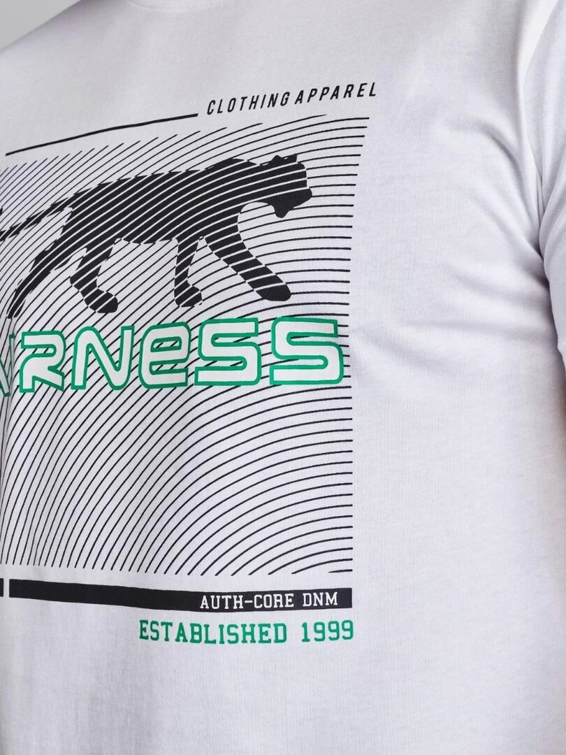 TEE SHIRT EMPREINTE Airness   Blanc