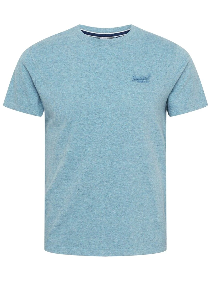 Tee shirt SuperDry vintage logo Emb Bleu