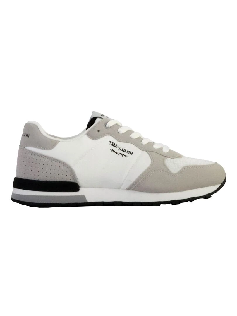 Basket à Lacets Teddy Smith Blanc