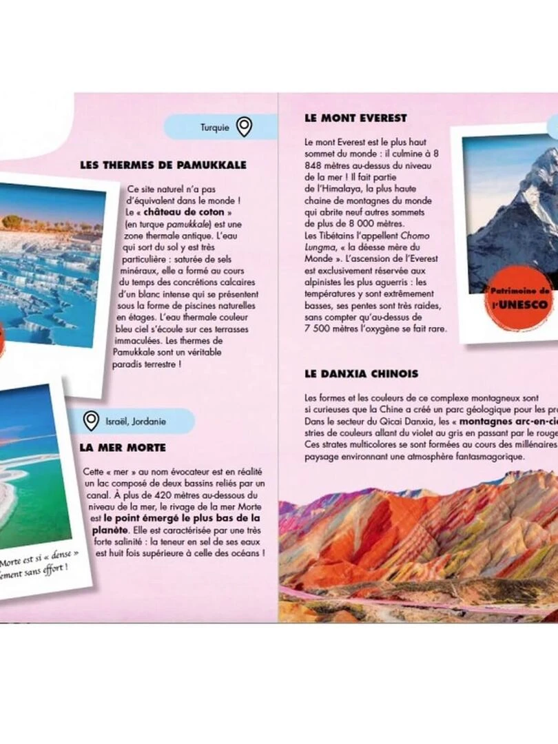 Puzzle & Livre   Voyage  découvre  explore  Les merveilles de la nature   N/A