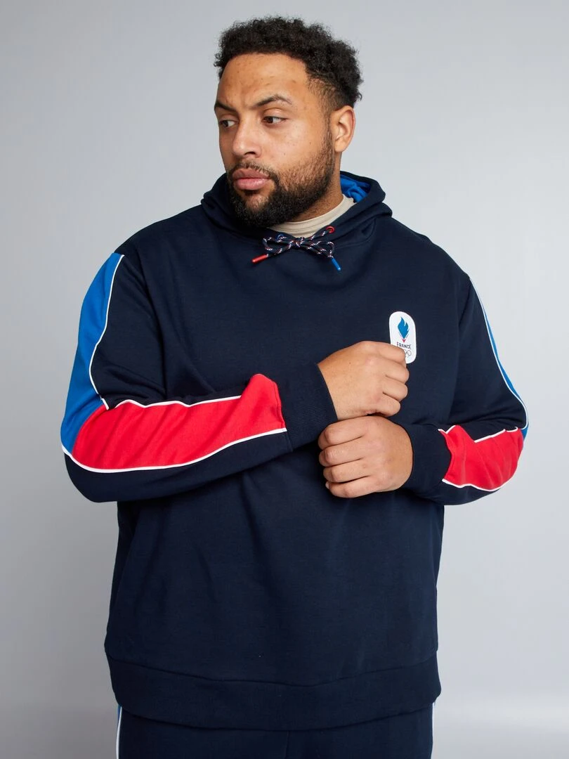 Sweat en molleton Equipe de France Olympique et Paralympique Navy