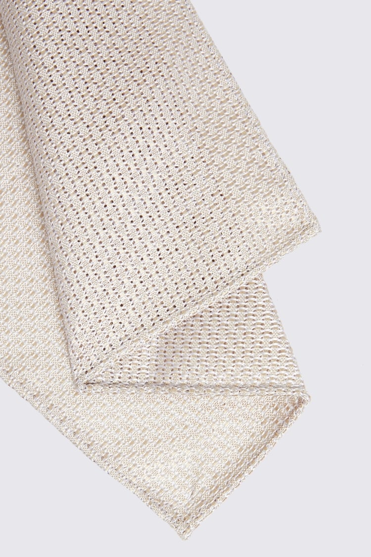 Champagne Grenadine Pocket Square