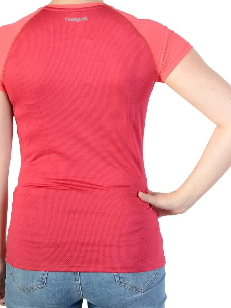 Tee Shirt Desigual Purpura   Rouge