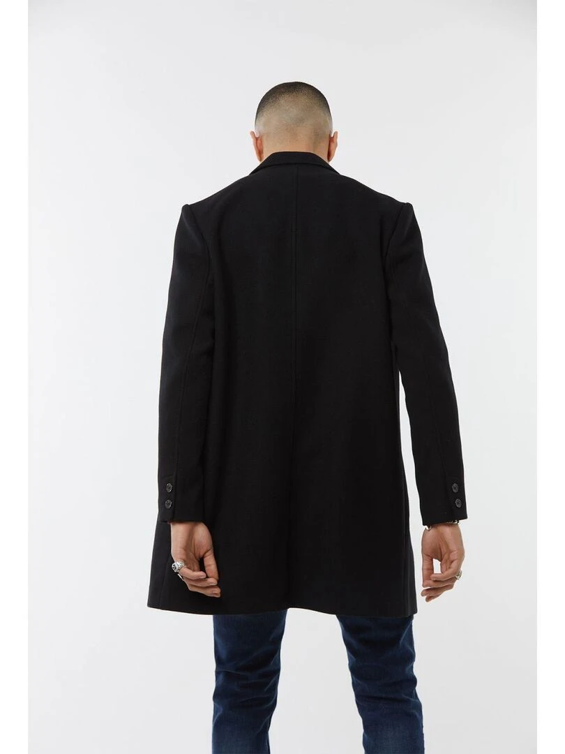 Lee Cooper   Manteau laine  FROMBE   Noir