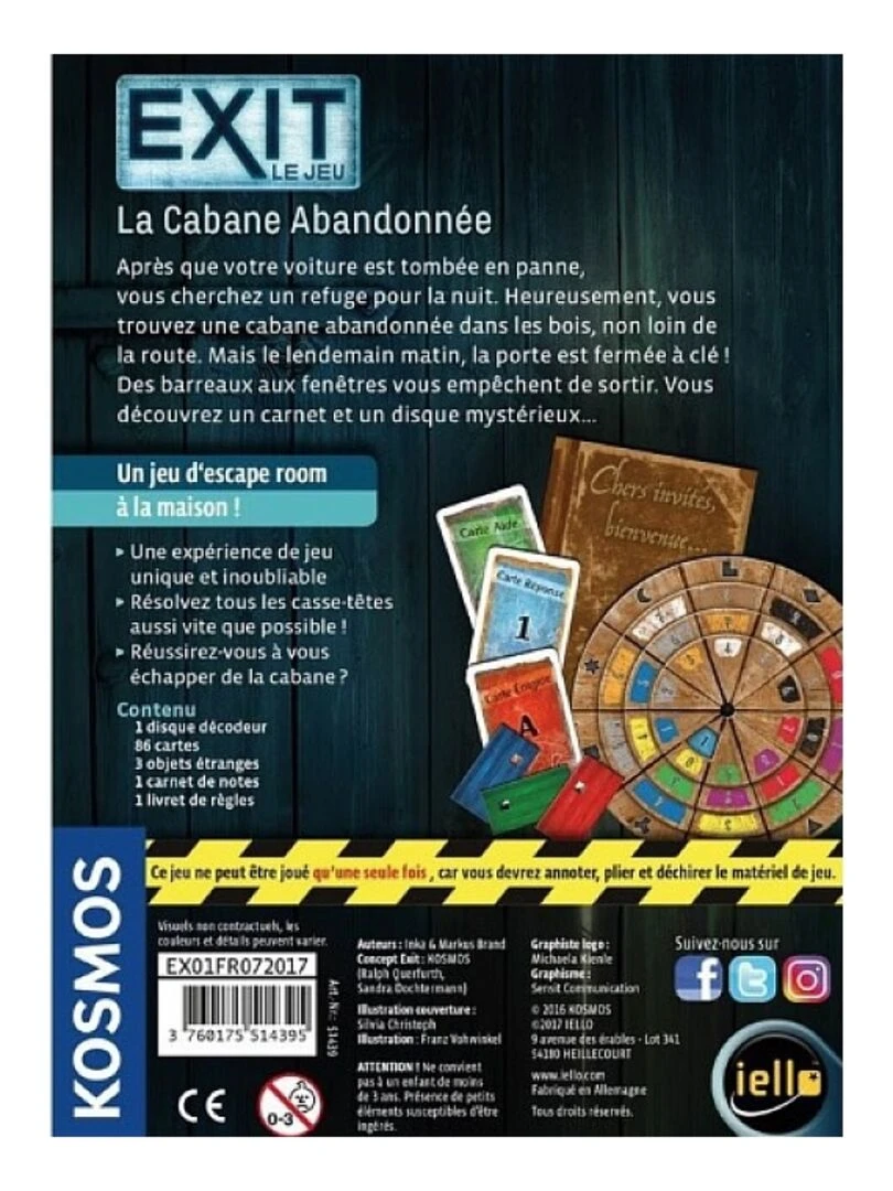 Exit: La Cabane Abandonnee N/A