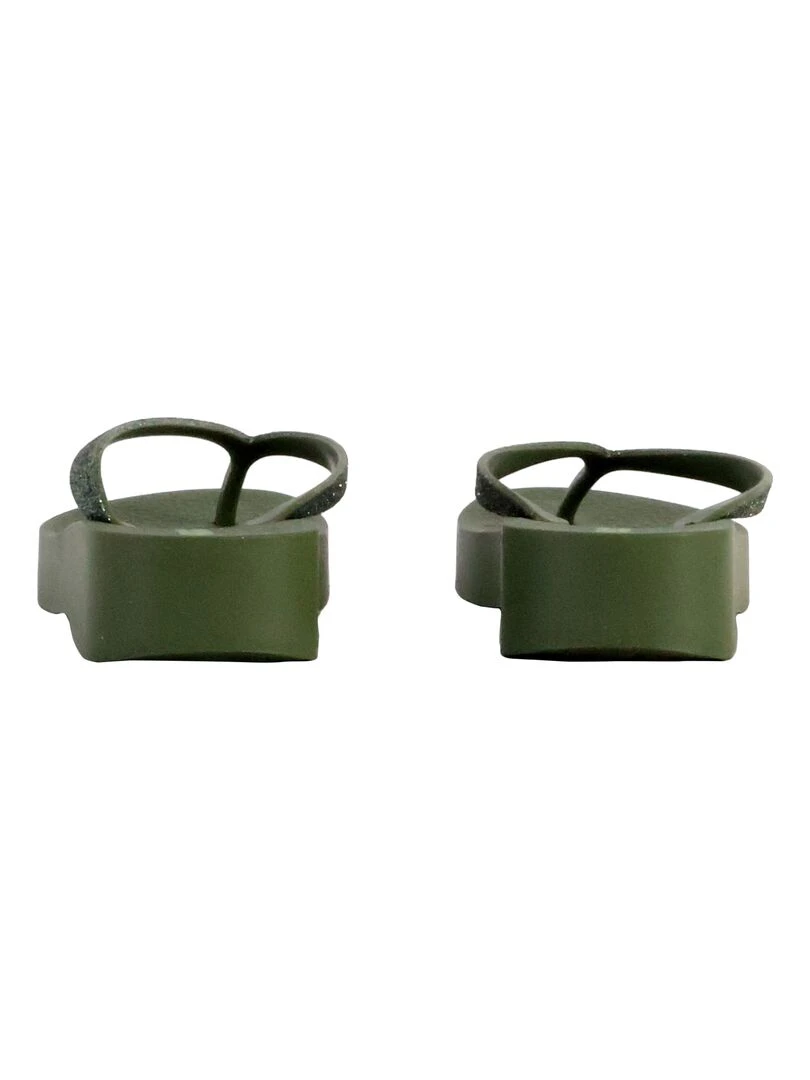 Tong Compensées à Enfiler Ipanema Mesh Chic Plat   Vert