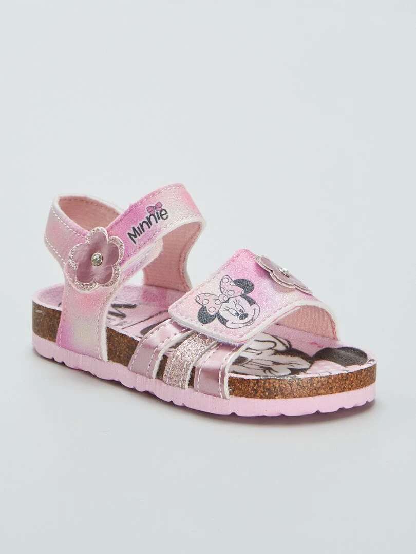 Sandales à scratchs 'Minnie' Rose