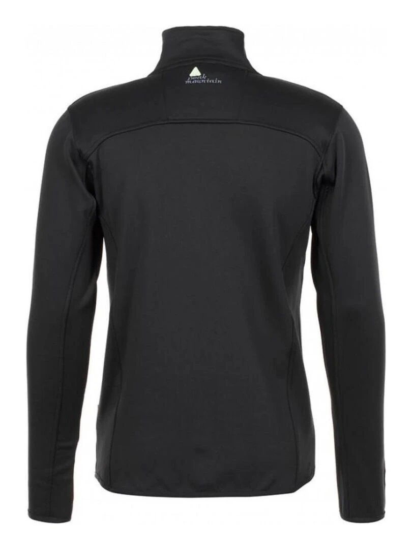 Blouson polar shell homme CANTON PEAK MOUNTAIN Noir Jaune