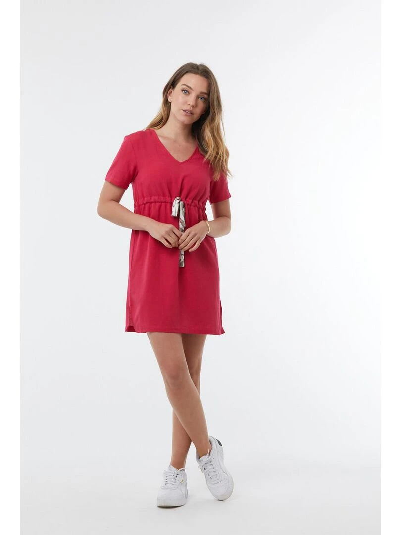 Lee Cooper   Robe rayon flex  LAALIA   Rose fushia