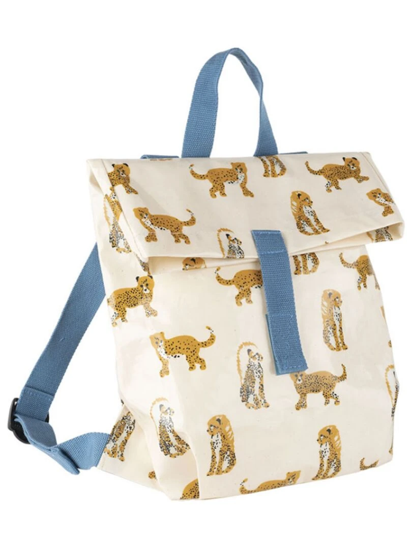 Sac à dos bébé mini coursier Le Petit Lucas Du Tertre Le Jaguar Marron