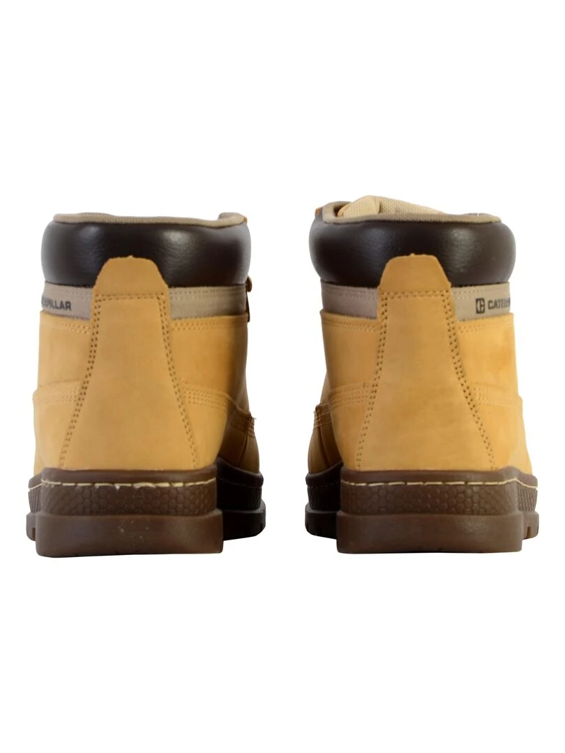 Boots Cuir Caterpillar Cite   Marron