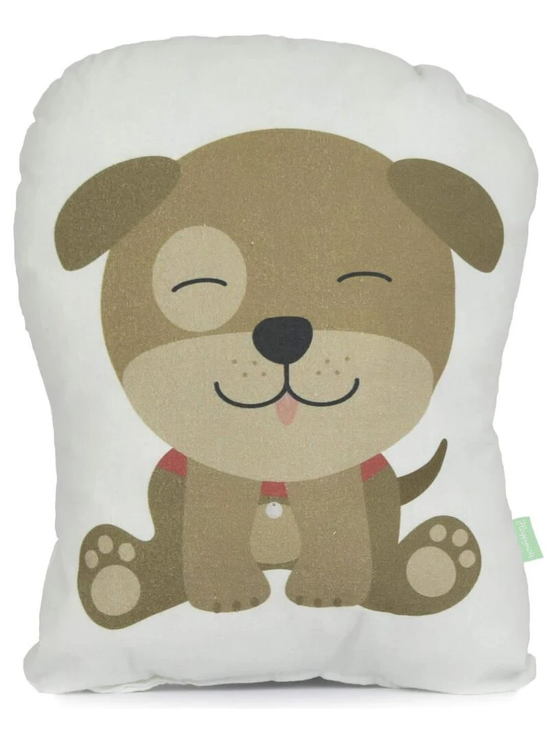 Coussin Air balloon "Happyfriday" Blanc