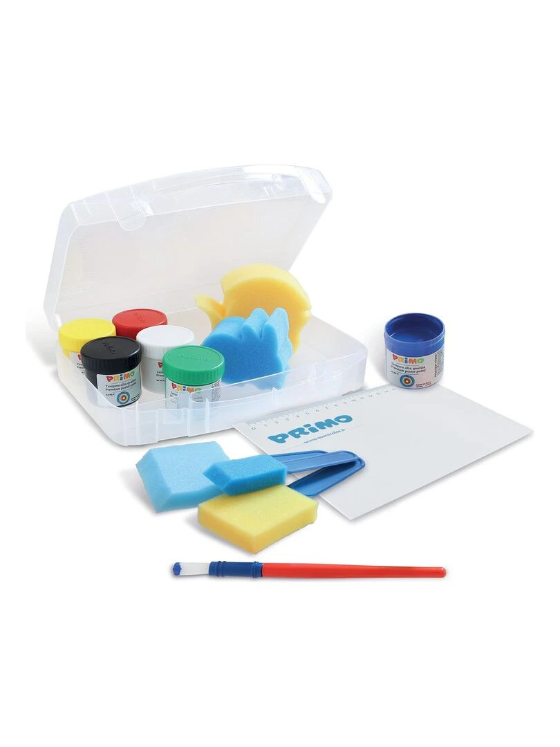 Mallette de peinture gouache 6 couleurs et accessoires N/A