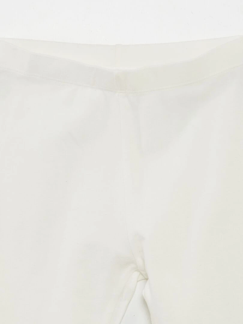 Legging long et stretch Blanc
