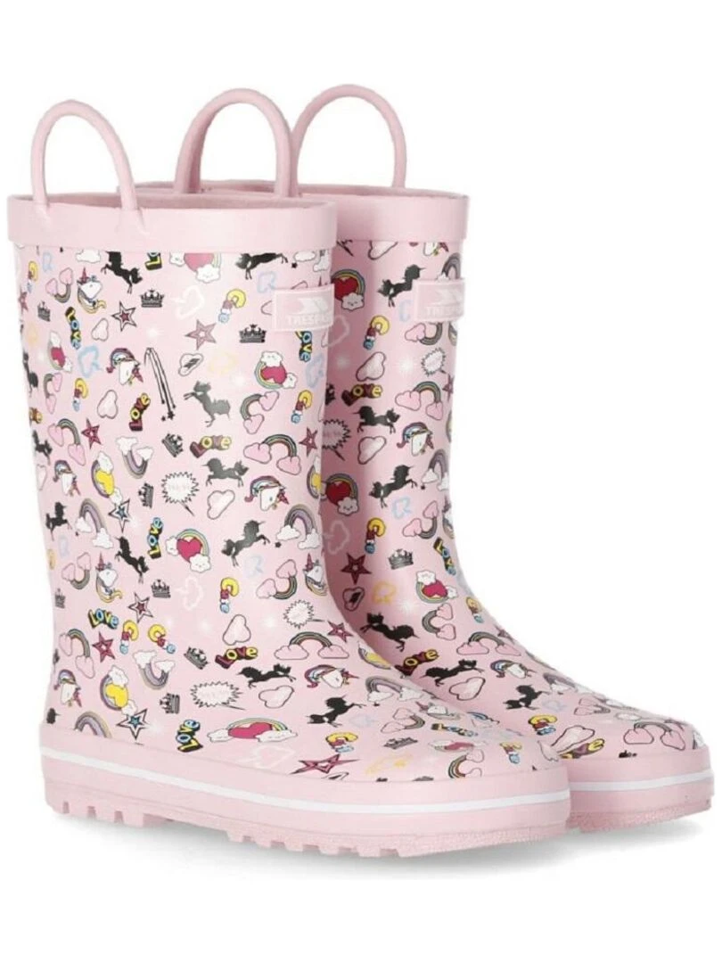 Trespass   Bottes de pluie STARRYTON   Rose