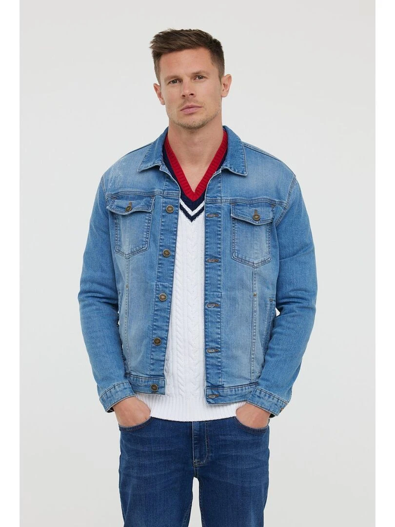 Lee Cooper Veste manches longues coton regular FASTIC Bleu