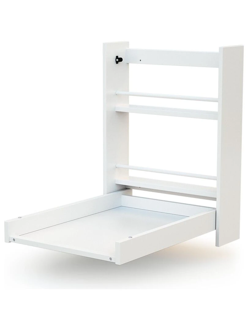 AT4   Table à langer murale + matelas ESSENTIEL   Blanc