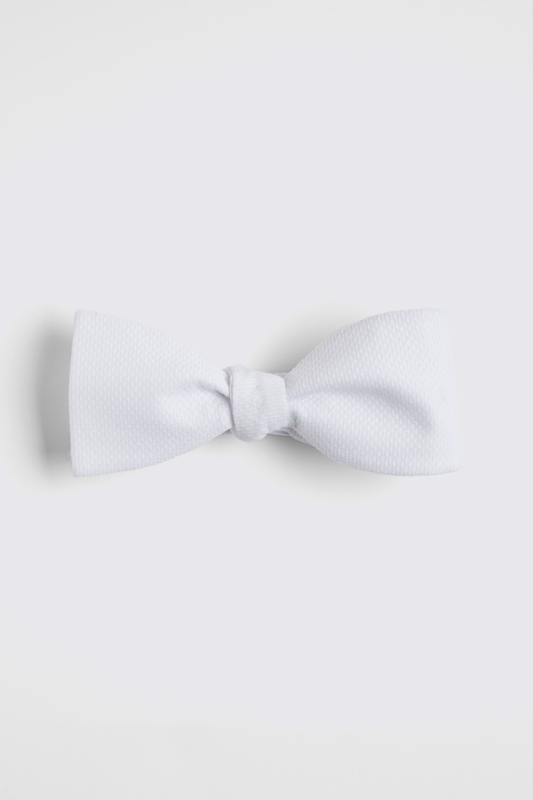 White Marcella Self-Tie Bow Tie Buy Online at Moss